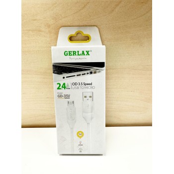 CABLE USB MICRO 2.4A GERLAX 1m