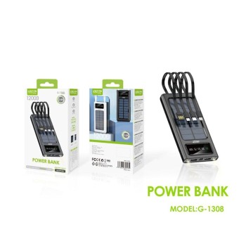 POWER BANK SOLAR 12.000 mAh